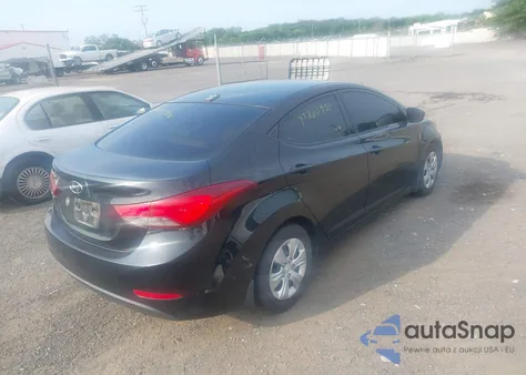 2016 Hyundai Elantra Se из США, поврежденный, VIN 5NPDH4AE7GH721800